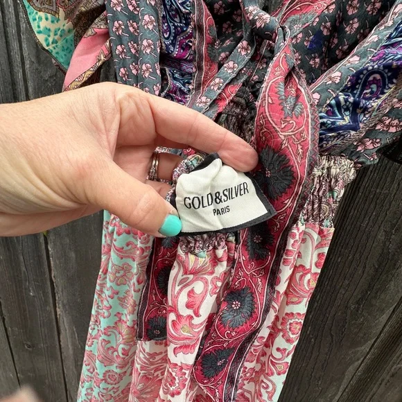 Floral Multicolor Maxi Dress - Picture 3 of 5